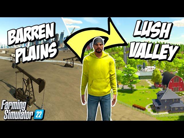 Rebuilding The Frontier Wasteland Into Lush Farm Land | Frontier Supercut | Farming Simulator 22