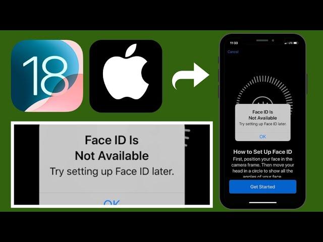 How to fix "Face ID Is Not Available" try setting up Face ID later error in iPhone