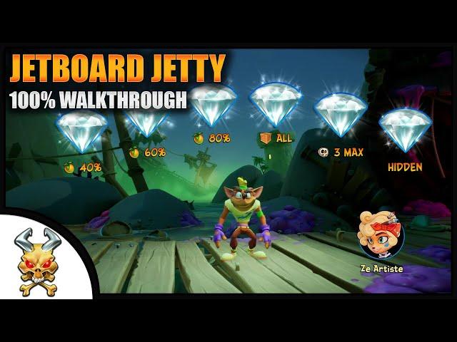 Crash Bandicoot 4 - Jetboard Jetty All Boxes (N.Sanely Perfect Relic)