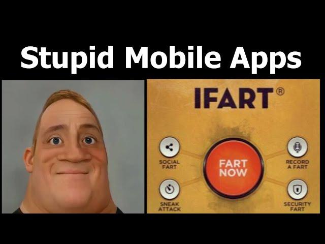 Stupid Mobile Apps Mr Incredible becoming idiot