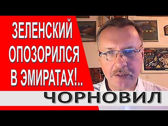 Так сесть в лужу...Шейх это запомнит навсегда...Визит Зеленского в ОАЭ / Чорновил  @AnneksiyaChannel