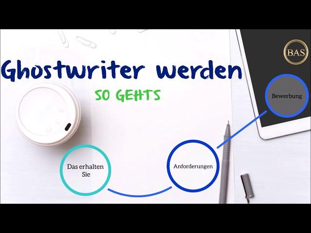 Ghostwriter werden  Jetzt um Job bewerben