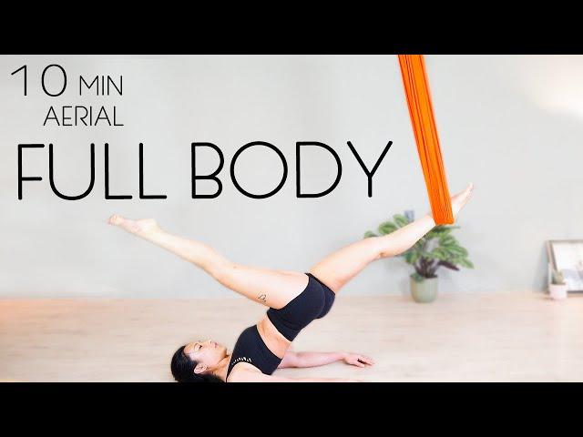 Aerial Fitness 10 MIN FULL BODY Workout (Hammock Conditioning)