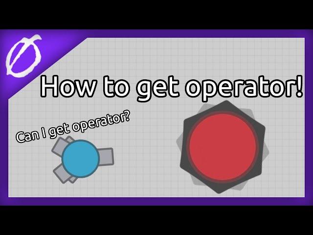 Arras.io | Tutorial: How to get operator!