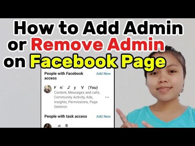 PAANO MAG ADD NG ADMIN SA FACEBOOK PAGE?How to add and remove Facebook page?