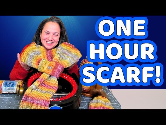 Easy DIY Scarf Tutorial: Addi/Sentro Knitting Machine for Beginners