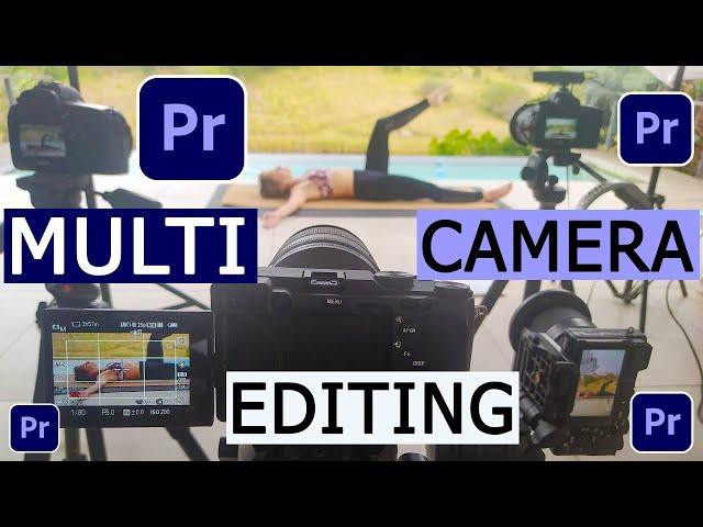 Multi Camera Editing in Adobe PREMIERE PRO cc 2024 (Quick and Easy)