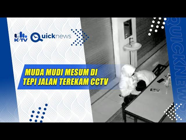 Muda Mudi Mesum di Tepi Jalan Raya Sumenep Terekam CCTV, Ini Cuplikan Selengkapnya