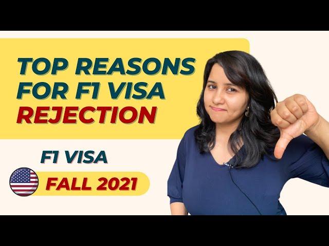 F1 visa - Top 5 rejection reasons & how to avoid them  | Fall 2023 interviews | USA Student visa