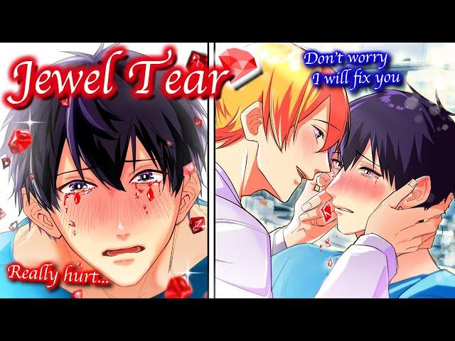 【BL Anime】 A man who sheds tears of stone meets an attractive doctor.