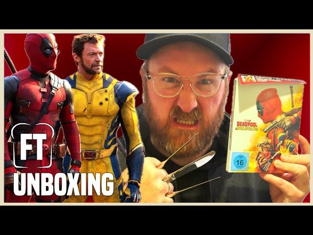 DEADPOOL & WOLVERINE Unboxing German Deutsch (2024) 4K UHD STEELBOOK