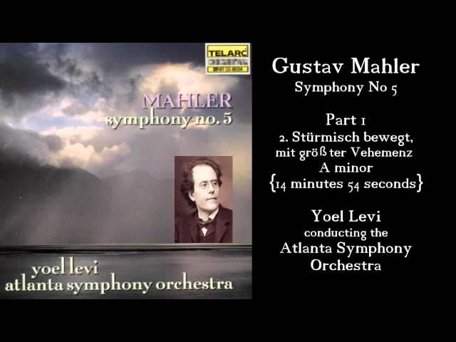Gustav Mahler's Symphony No 5 with the Atlanta Symphony Orchestra conducted by Yoel Levi. TELARC