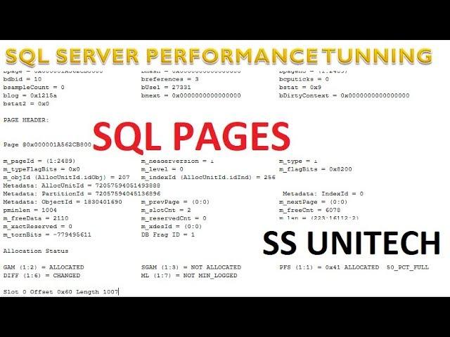 sql server pages and extents | Types of Sql pages | Sql server performance tuning Part 8