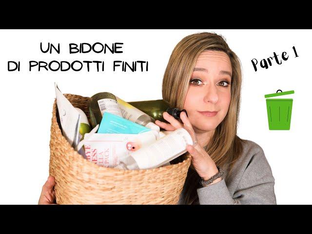 UN BIDONE DI PRODOTTI FINITIHaircare, Skincare e Bodycare e Profumi