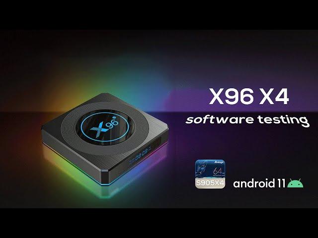 Amlogic S905X4 X96 X4 Android TV Box Software Testing | Dropshipping