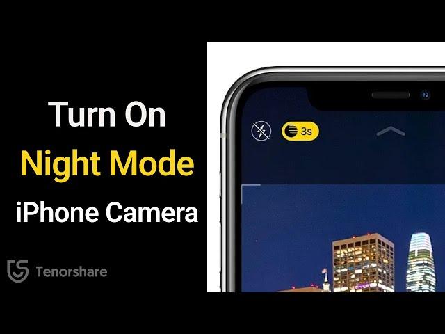 How to Turn On Night Mode iPhone Camera? #Shorts