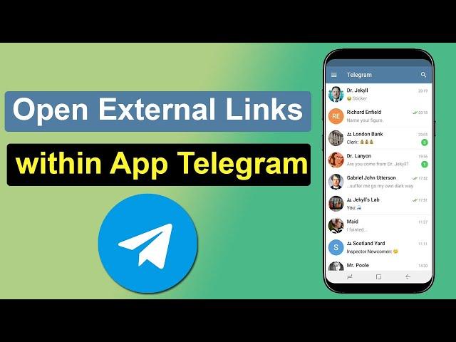 Open External Links within the App in Telegram || How to set Telegram to open links inside app?