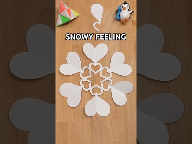 SNOWFLAKE SNOWY FEELING INSTRUCTION | CHRISTMAS CRAFTS INCL ART