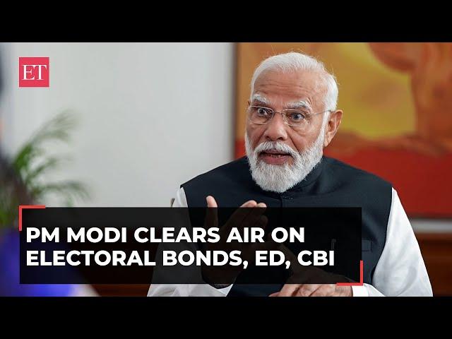 Narendra Modi interview: From electoral bonds to ED, CBI raids; PM clears air on key allegations