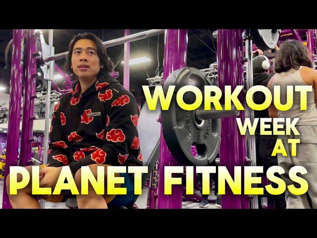 Full Week workout plan at Planet Fitness! Shoulder press, Smith machine, Romanian Deadlifts, biceps