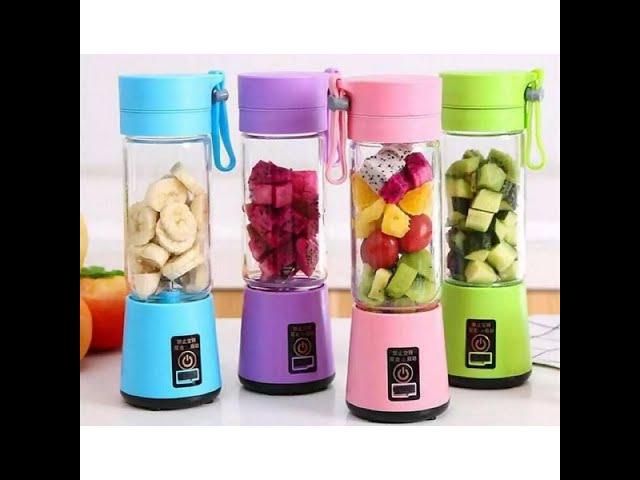 Electric Blender Mini Portable Personal Size Juicer Cup USB Rechargeable