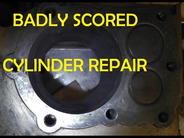 JB Weld scored cylinder repair PART 1