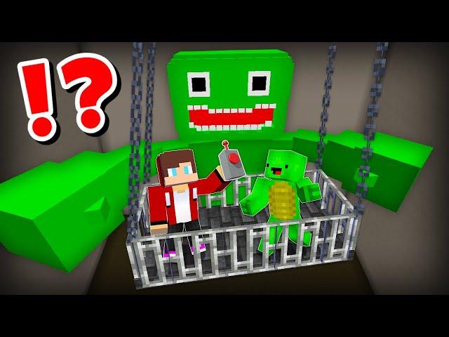 JJ and Mikey in Garten of Banban CHALLENGE in Minecraft / Maizen Minecraft