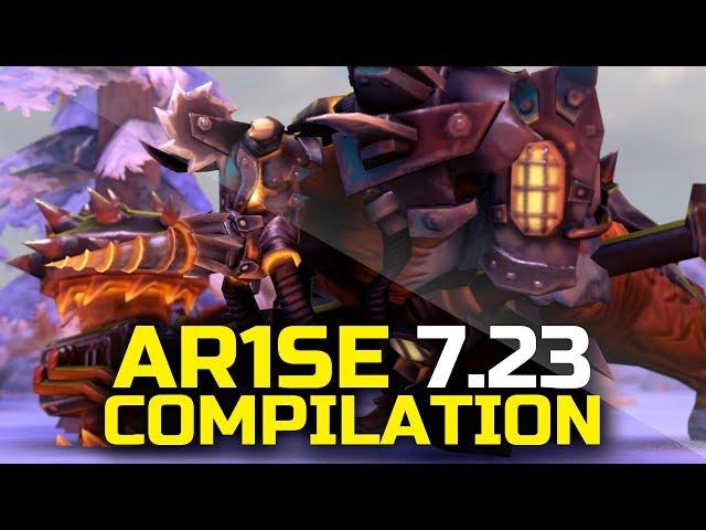 When Ar1Se Enters God Mode - Arise Epic Magnus Gameplay Compilation Dota 2 New 7.23 Patch