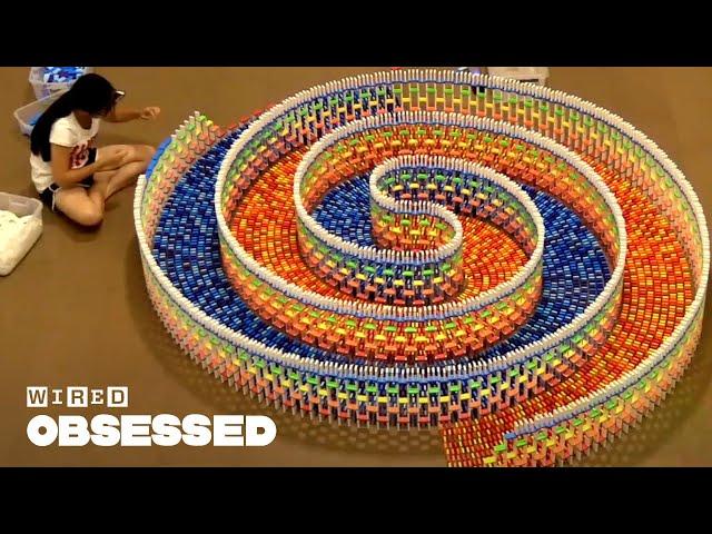 How Hevesh5 Builds Amazing Domino Chain Reactions | WIRED