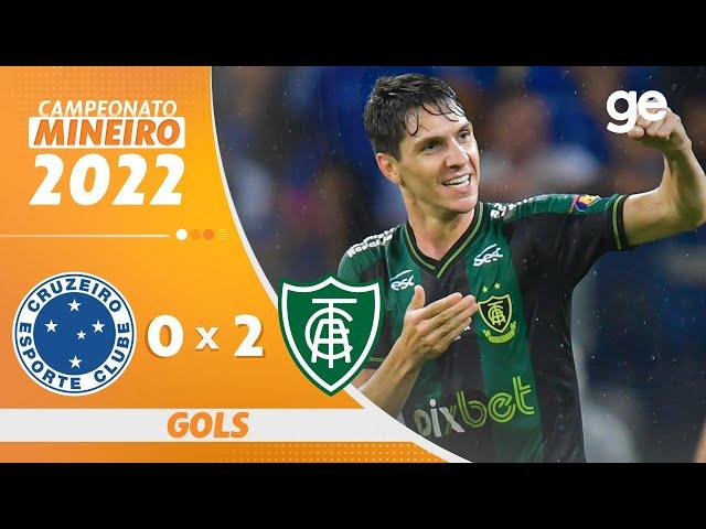 CRUZEIRO 0 X 2 AMÉRICA-MG | GOLS | 3ª RODADA MINEIRO 2022 | ge.globo