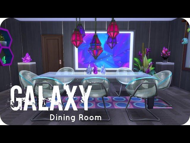 Sims 4 Room Build | Galaxy Dining Room