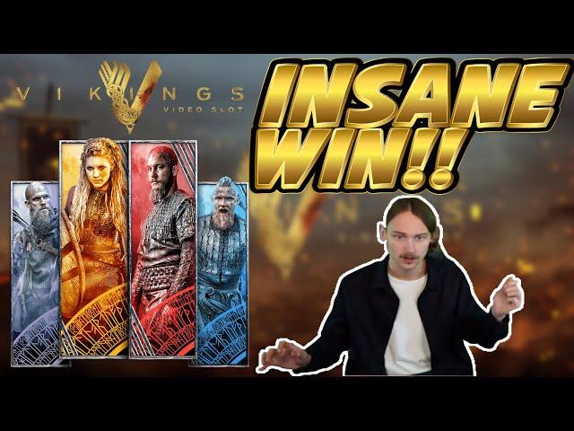 INSANE WIN! Vikings Big win - HUGE WIN on Casino slots from Casinodaddy