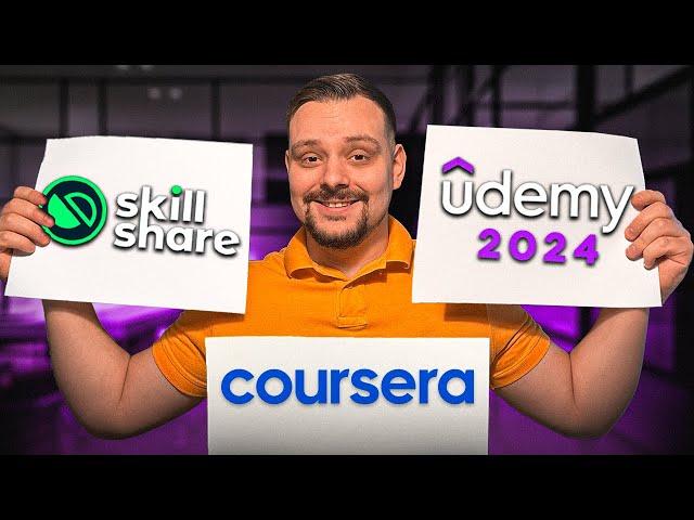 Skillshare vs Coursera vs Udemy (2024) - Which is the Best One?