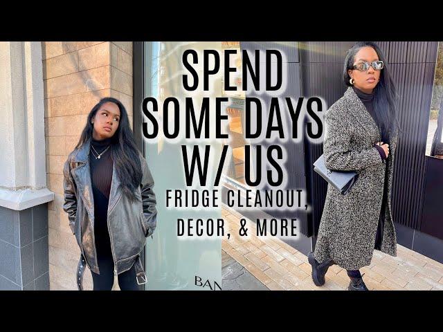 SPEND SOME DAYS W/ US! | REORGANIZING OUR FRIDGE, NEW DECOR, & MORE