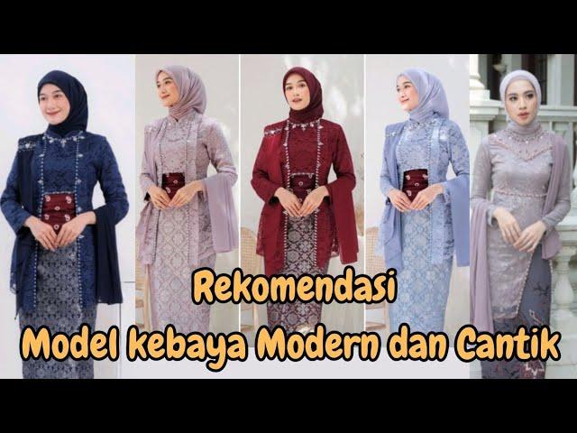 Model Kebaya Modern 2024 2025 dan Trend Warna Sekarang , Kebaya Wisuda Mewah Elegan