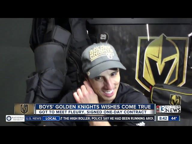 VGK wishes come true for 2 boys