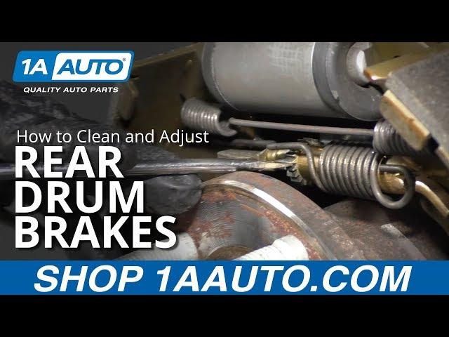 How to Clean and Adjust Rear Drum Brakes