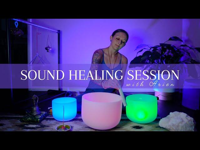 Beautiful Healing Sound Bath Session With Arien