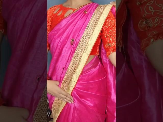 Saree Draping tutorial easy tips for wear saree  ️