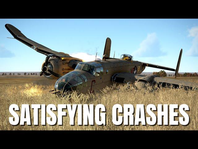 Satisfying Airplane Crashes, Runway Crashes & More! V268 | IL-2 Sturmovik Flight Simulator Crashes