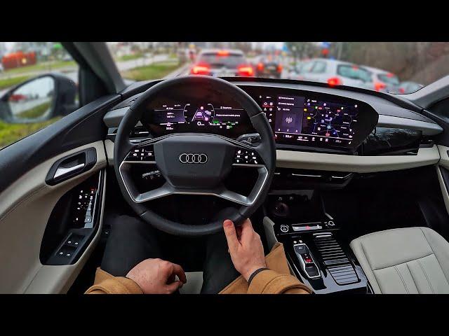 2025 Audi Q6 e-tron 225kW performance | POV Test Drive