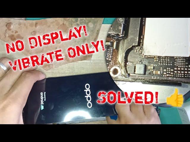 Oppo A16 No Display, Vibrate Only! Fixed!