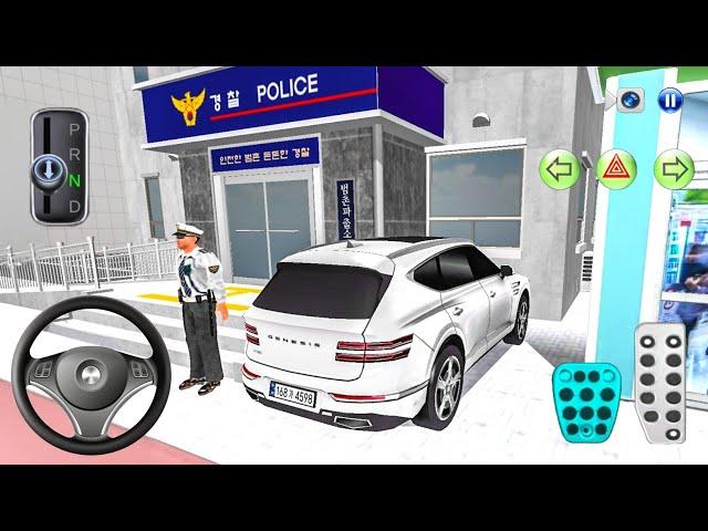 New SUV car Hyundai Genesis GV80 in Police Station - 3D Driving Class Simulation - Android gameplay