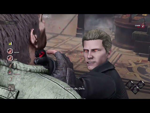 Dbd New Killer Wesker Mori (Project W PTB) on Chris Redfield