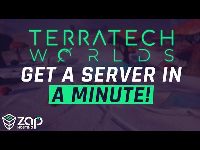 Get TerraTech Worlds server in just a MINUTE! | 2024