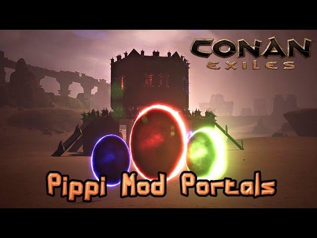 How To Set Up Warpers (Fast Travel Portals) With Pippi Mod | CONAN EXILES