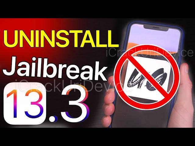 Jailbreak iOS 13 - How to UnJailbreak iOS 13.3! Remove, Delete & Uninstall Unc0ver/Cydia (NO COMP)