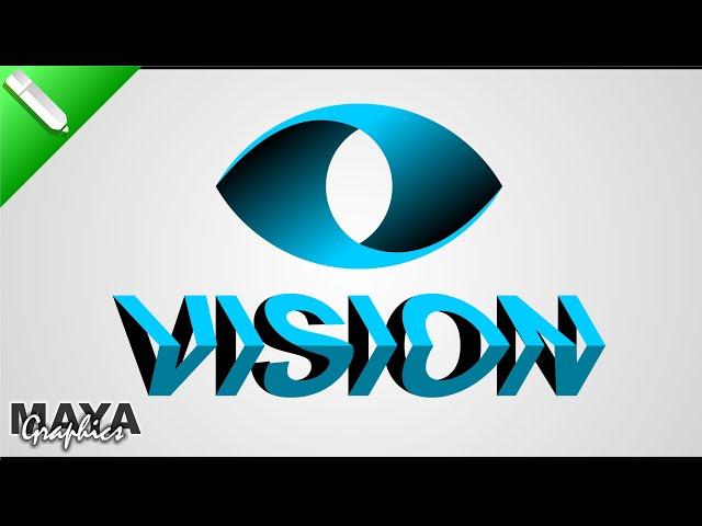 How to Create Vision Logo in Coreldraw | Professional Logo Designing in Coreldraw