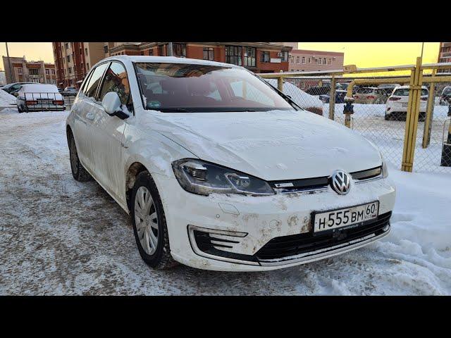 VW e-Golf в - 20 градусов мороза!!!!! Плюсы и минусы электрического Volkswagen.