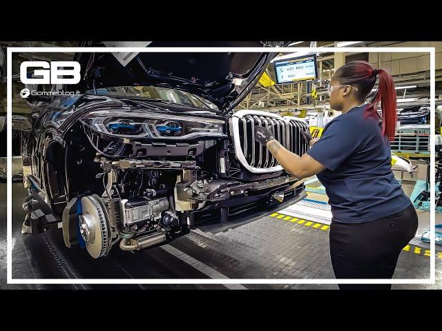 BMW X7 Production  USA Car Factory Manufacturing Process